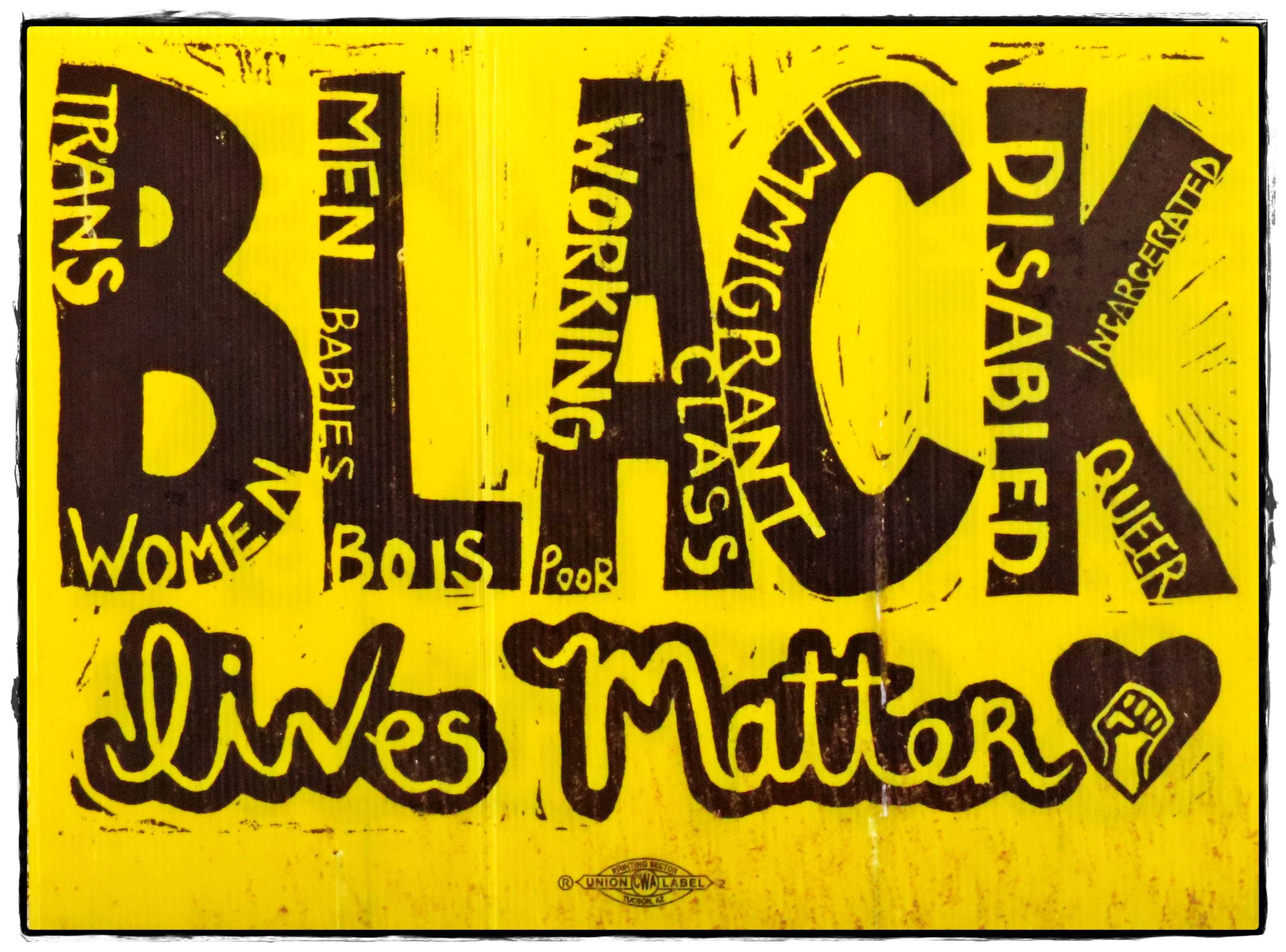 Inclusive Black Lives Matter Yard Sign