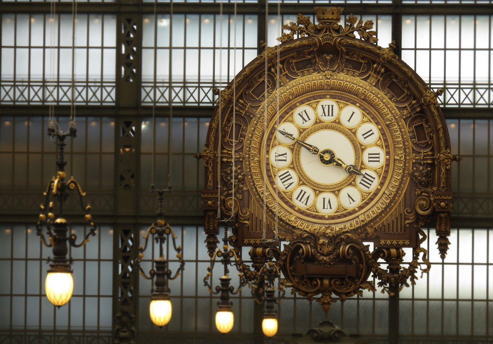 Large ornate clock