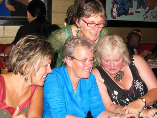 Looking at a photo